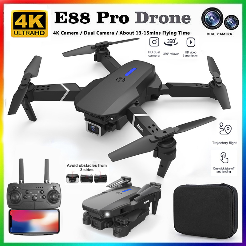 2026年新型 E88 プロ仕様 HD 4K RCドローン  - Kids Xbox Toys のレビューと価格