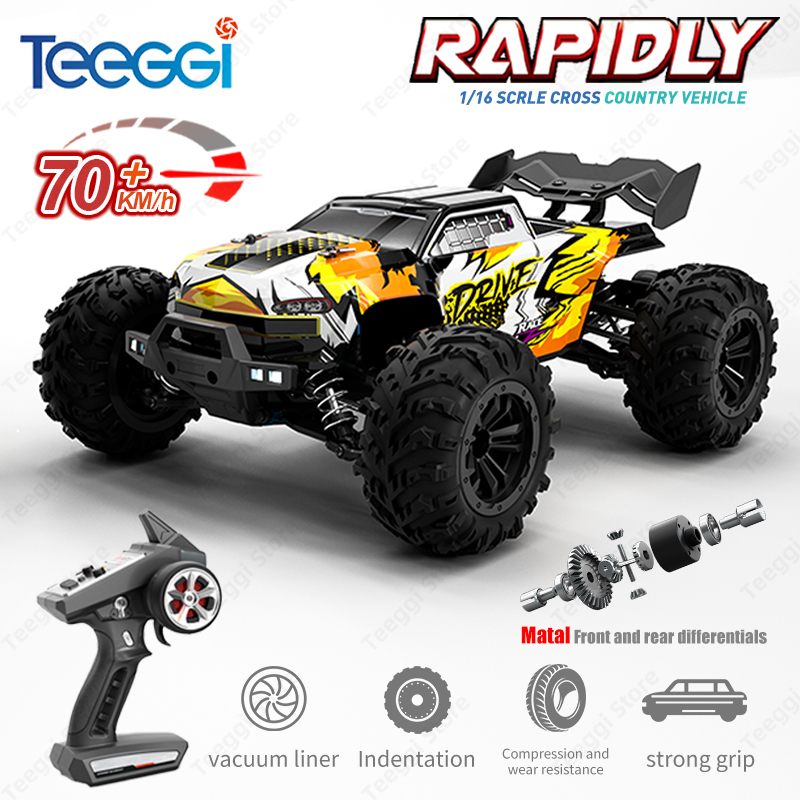 16102 プロ 1:16 高速 RC カー LED ライト - Kids Toys 2 Year Old のレビューと価格