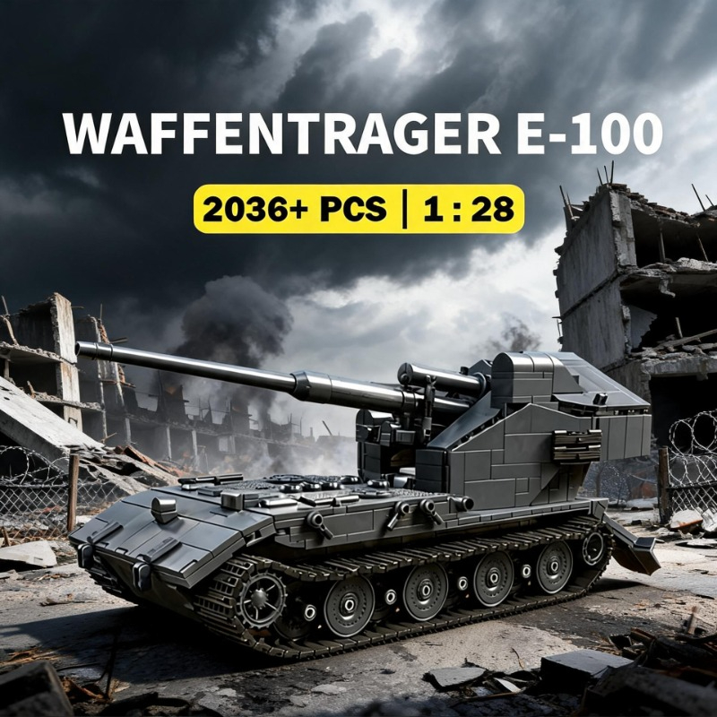 第二次世界大戦の軍用戦車E100重戦車組み立てブロック ティ - Kids Xbox Toys のレビューと価格