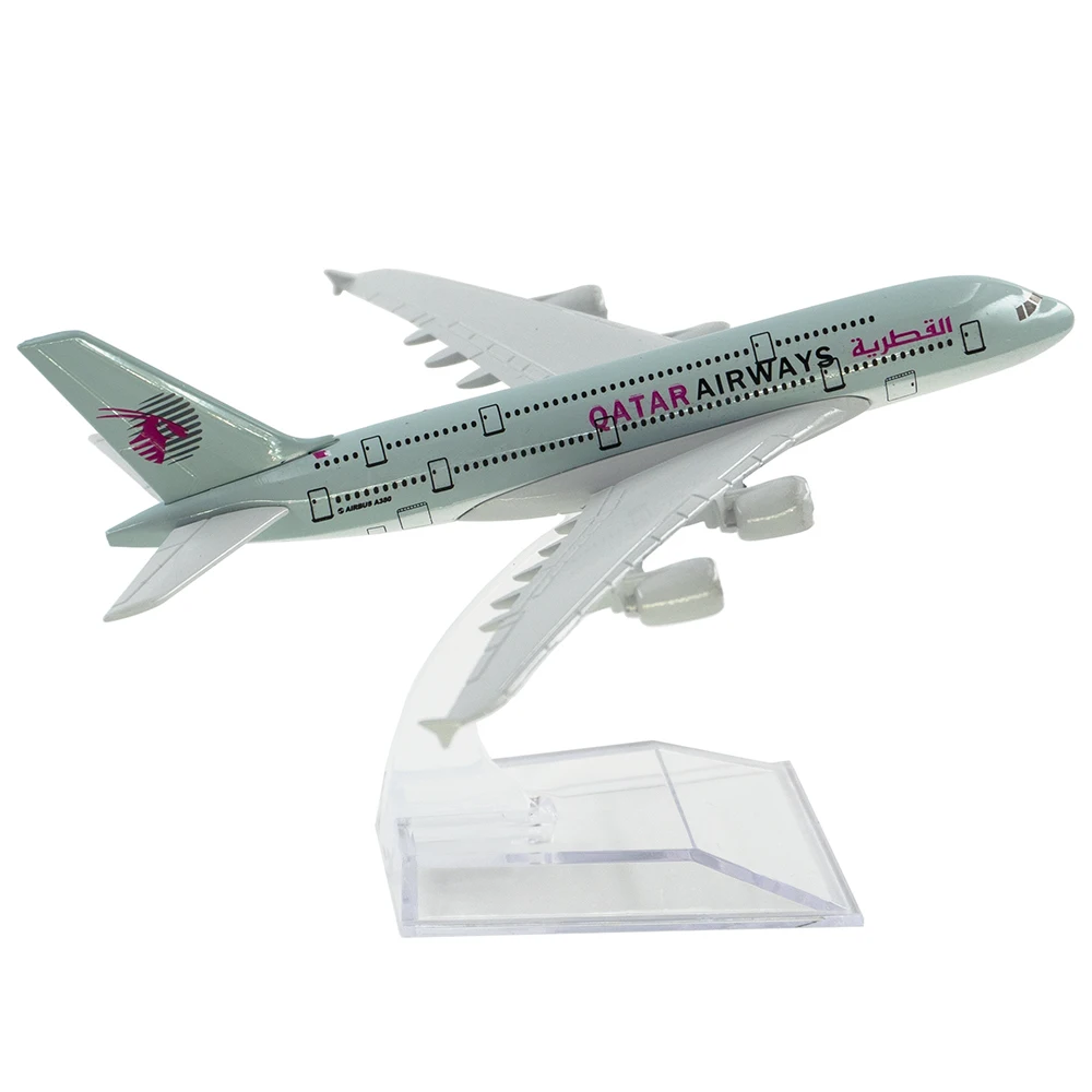 1/400 エアバス a380 カタール航空航空機モデル 1 - Kids Toys Qatar のレビューと価格