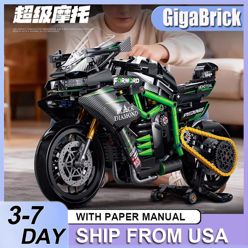 3 から 7 日間の配達 MG03 MOC 凶悪なオートバイ - Kids Toys Delivery Today のレビューと価格