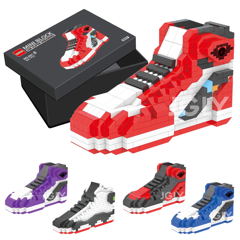 DIY ミニビルディングブロック男の子スポーツバスケットボー - Kids Toys Packaging のレビューと価格