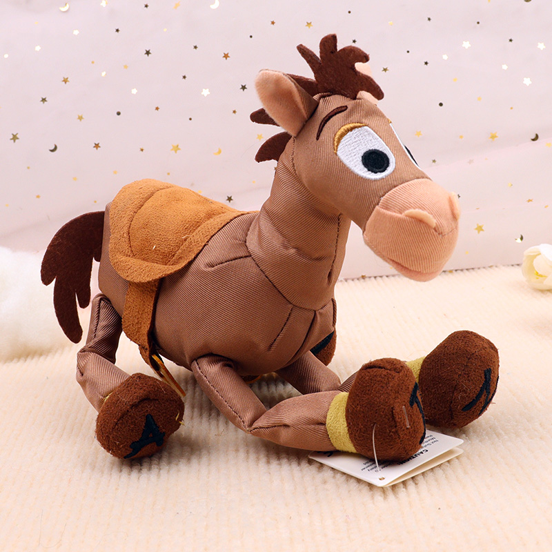 ファブリックブルズアイトイストーリーぬいぐるみ子供用馬ぬいぐ - Kids Toys Horse のレビューと価格