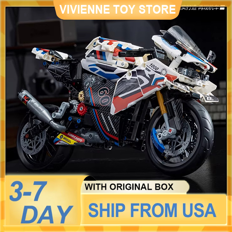 3~7日間で配送 MG01 MOC ディテール豊かなバイク組 - Kids Toys Delivery Today のレビューと価格