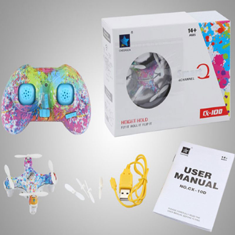 子供用リモコンミニドローンcx10,2.4g,LED付き4チ - Kids Toys Packaging のレビューと価格