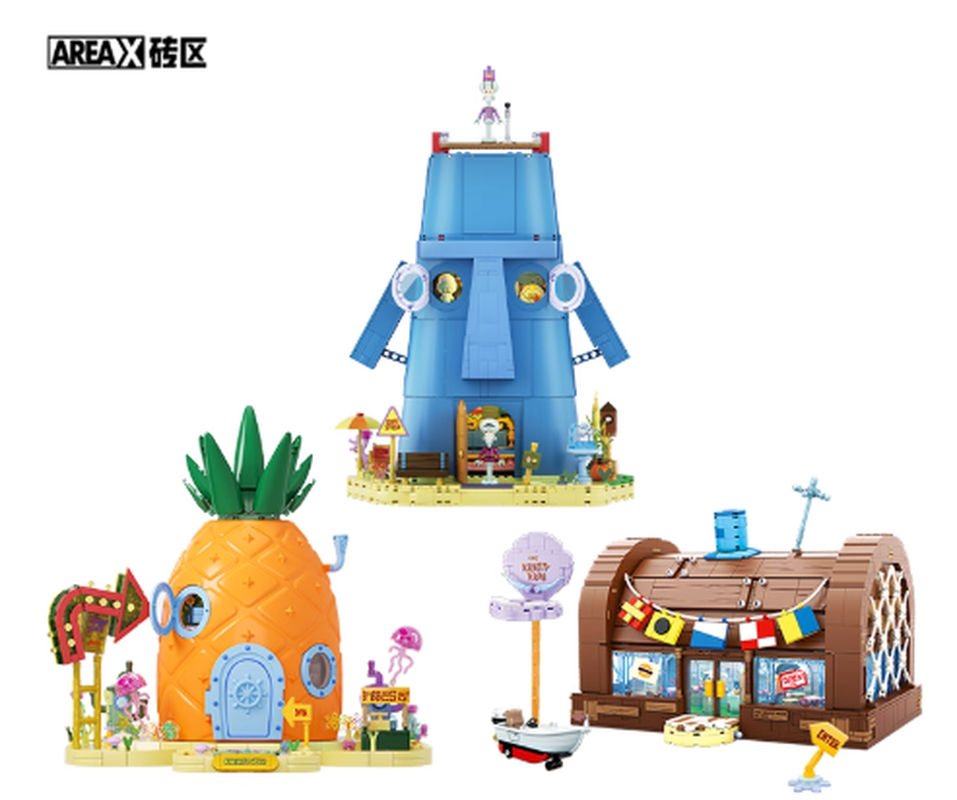 エリアックス スポンジボブ ビキニボトム ビルディングブロッ - Kids Xbox Toys のレビューと価格