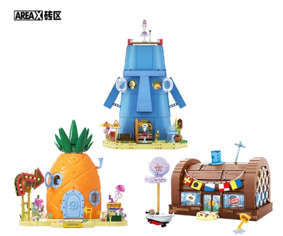 エリアックス スポンジボブ ビキニボトム ビルディングブロッ - Kids Xbox Toys のレビューと価格