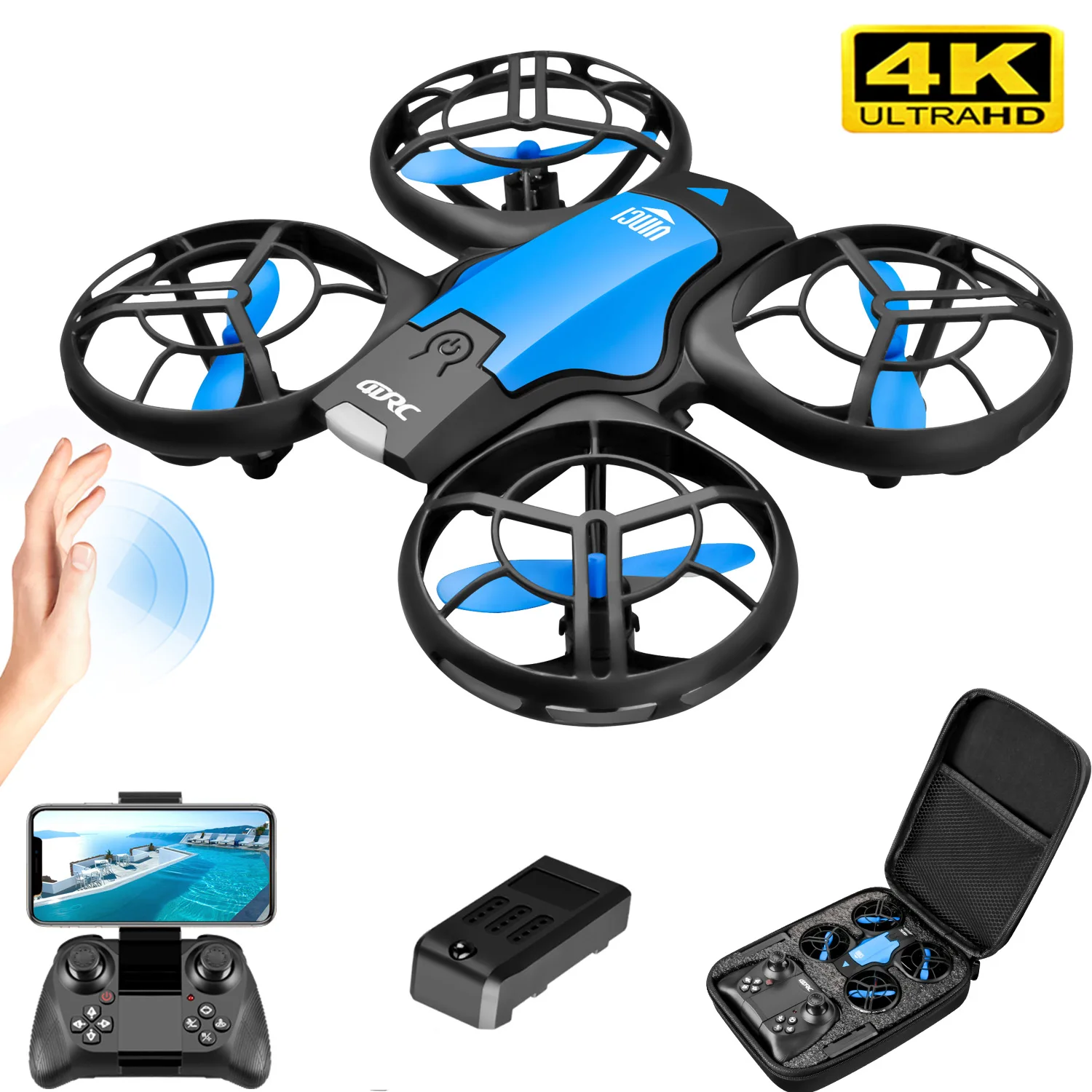 V8新型ミニドローン 4KプロフェッショナルHD 1080P - Kids Xbox Toys のレビューと価格