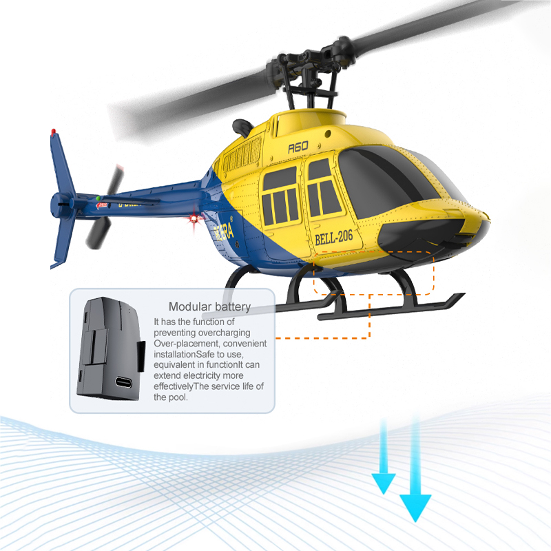 A60 RC ヘリコプター 2.4G 6軸ジャイロスコープ  - Kids Toys Helicopter のレビューと価格