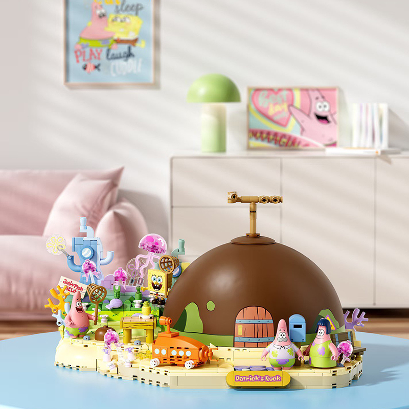 スポンジボブ パトリック スター ロックハウス 組み立てブロ - Kids Xbox Toys のレビューと価格