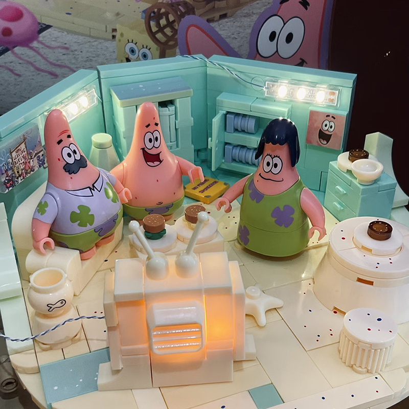 スポンジボブ パトリック スター ロックハウス 組み立てブロ - Kids Xbox Toys のレビューと価格