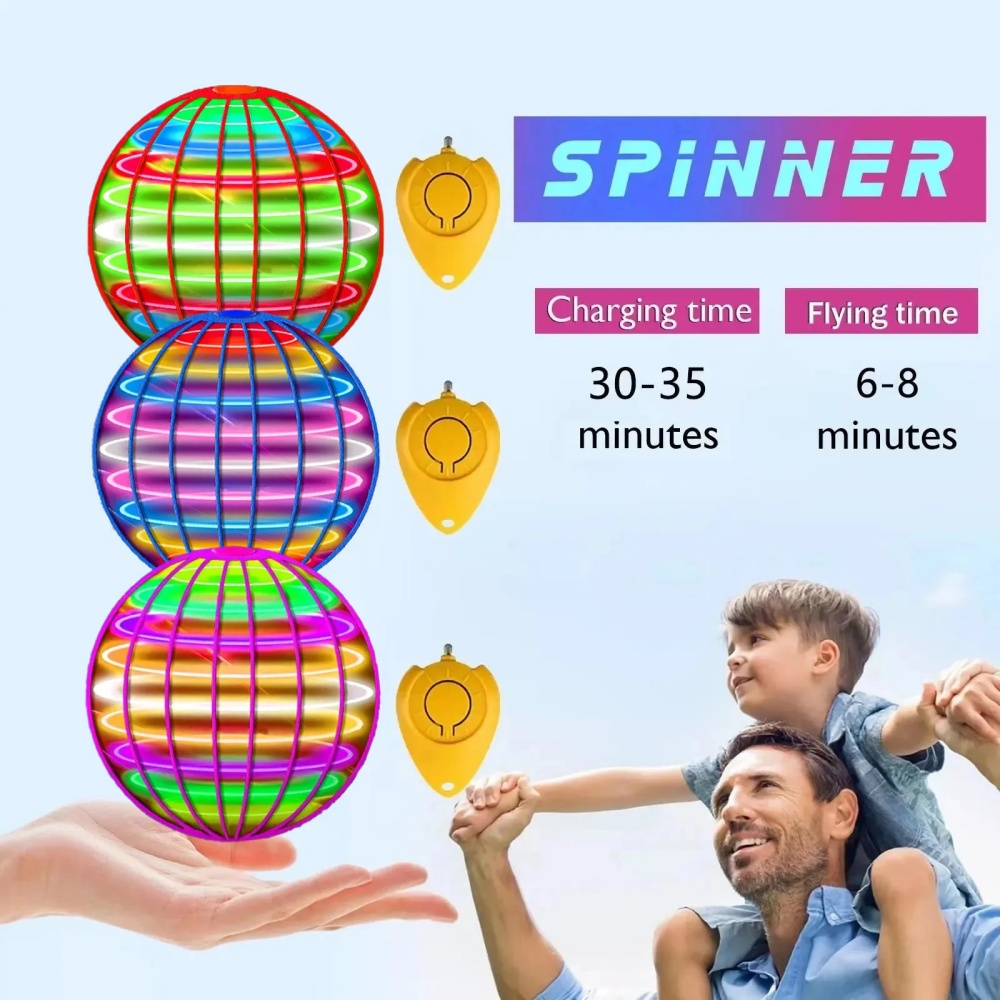 フライングオーブブーメランボール LED ライトフライングス - Kids Toys Helicopter のレビューと価格