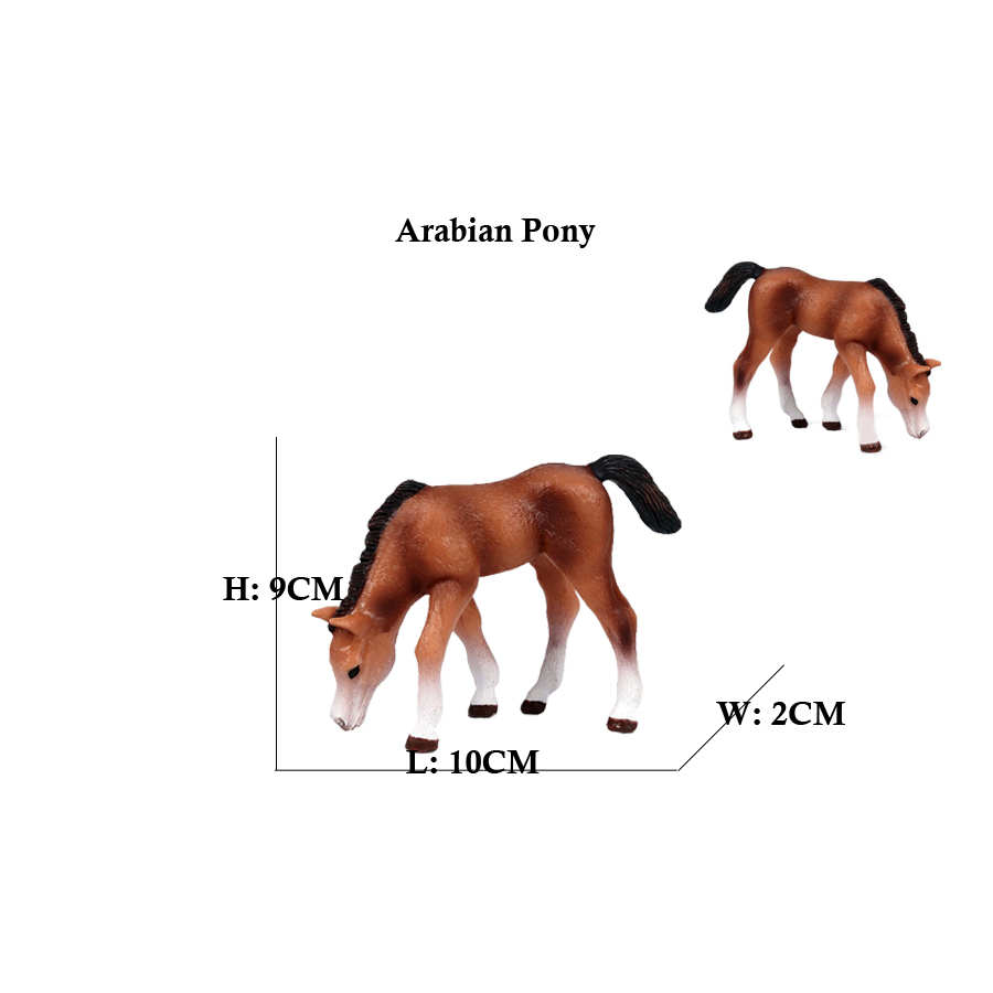 プラスチック製の馬の置物,子供向け,arabianフィギュア - Kids Toys Horse のレビューと価格