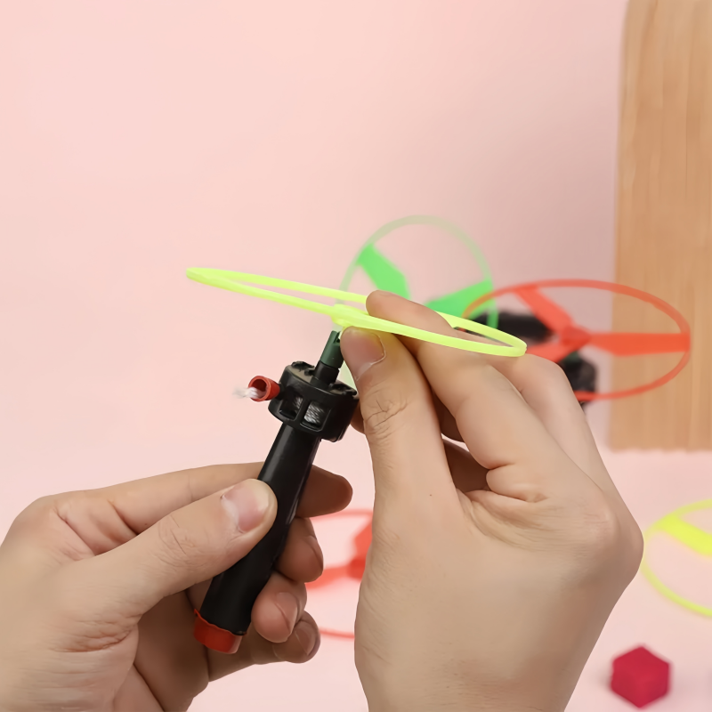 5個入り カラフルなプラスチック製プルストリング式ハンドプッ - Kids Toys Helicopter のレビューと価格