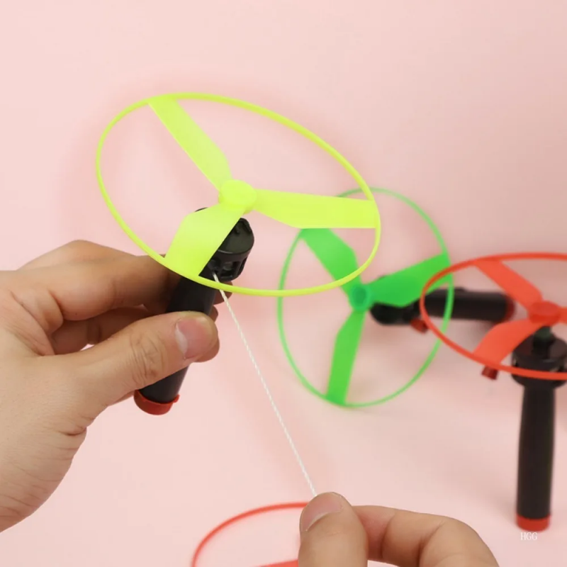 5個入り カラフルなプラスチック製プルストリング式ハンドプッ - Kids Toys Helicopter のレビューと価格