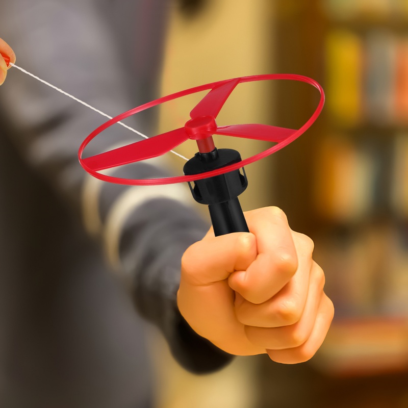 5個入り カラフルなプラスチック製プルストリング式ハンドプッ - Kids Toys Helicopter のレビューと価格