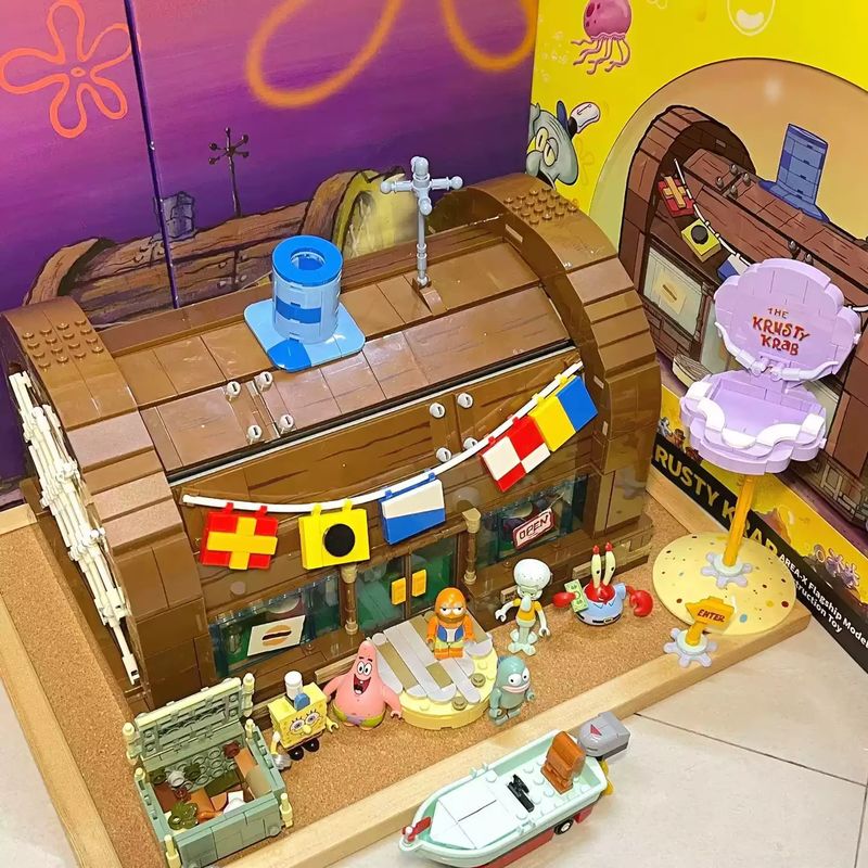 スポンジボブ クラスティクラブ エリアX ビルディングブロッ - Kids Xbox Toys のレビューと価格