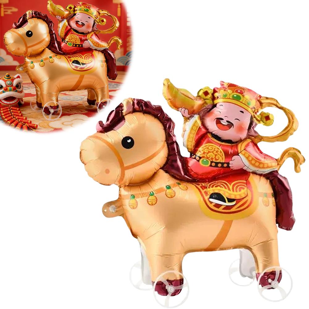 漫画動物テーマ 3D バルーン馬テーマ誕生日フィルム装飾複数 - Kids Toys Horse のレビューと価格