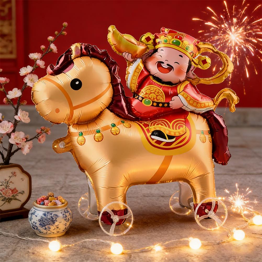 漫画動物テーマ 3D バルーン馬テーマ誕生日フィルム装飾複数 - Kids Toys Horse のレビューと価格