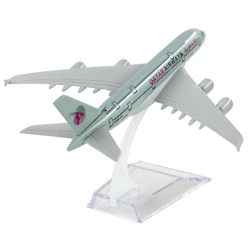 1/400 エアバス a380 カタール航空航空機モデル 1 - Kids Toys Qatar のレビューと価格