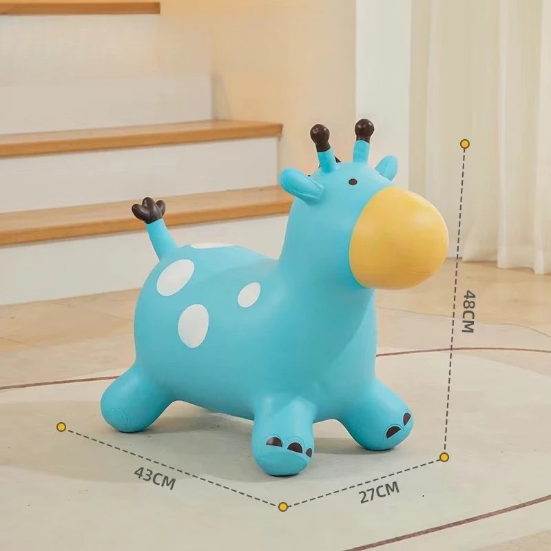 厚手のPVC製インフレータブル乗馬玩具、子供用ホッピングジャ - Kids Toys Horse のレビューと価格