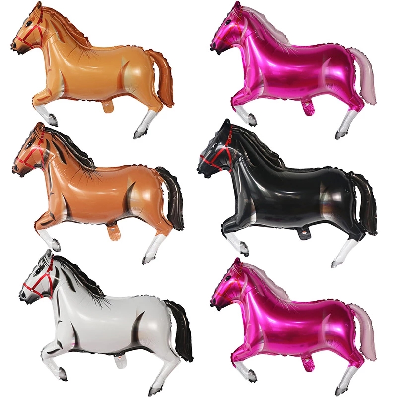 大きな馬の葉の風船,パーティー用品,ムラーバルーン,古典的な - Kids Toys Horse のレビューと価格