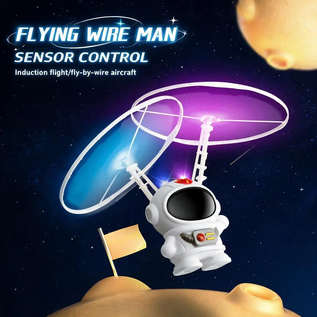 クリエイティブなミニ宇宙飛行士ドローン、宇宙飛行士フライング - Kids Toys Helicopter のレビューと価格