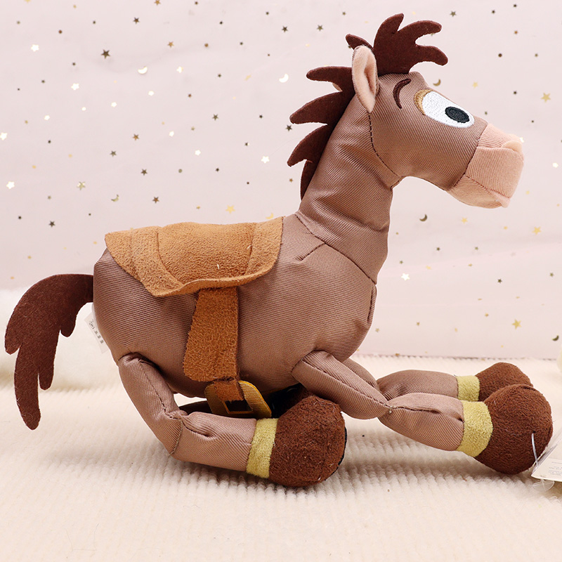ファブリックブルズアイトイストーリーぬいぐるみ子供用馬ぬいぐ - Kids Toys Horse のレビューと価格
